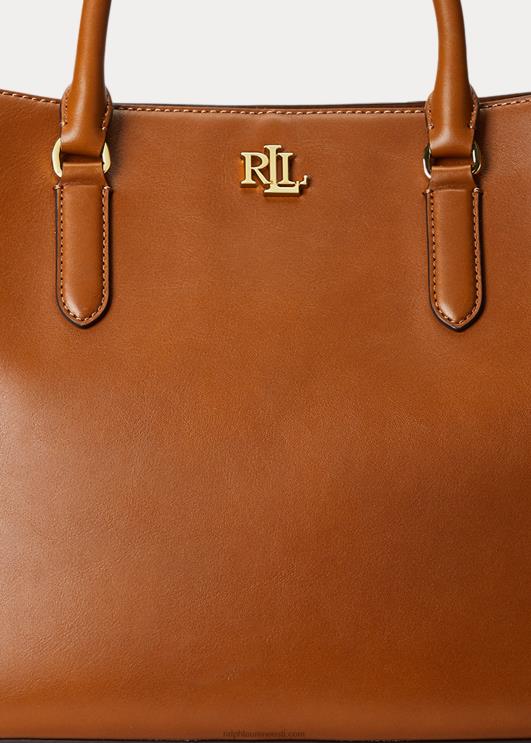 Ralph Lauren naised nahast suur marcy rahakott PR0V5358 tan