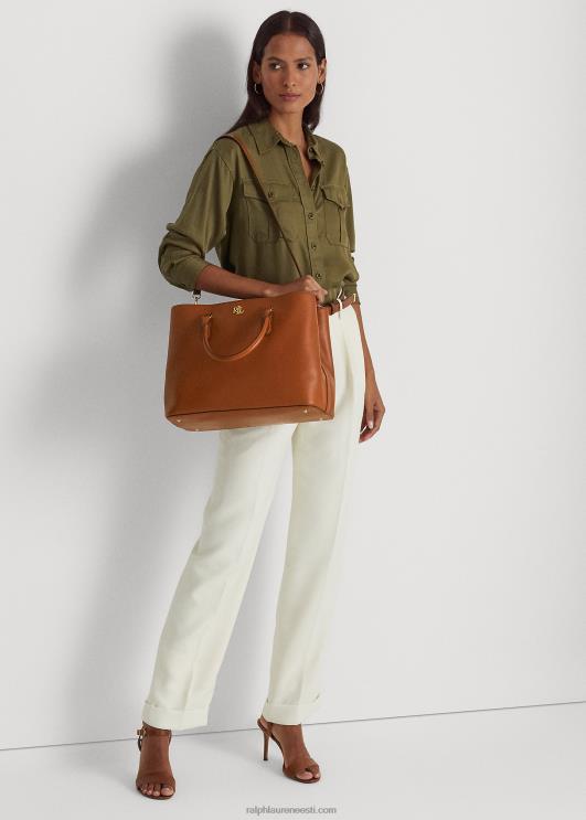 Ralph Lauren naised nahast suur marcy rahakott PR0V5358 tan