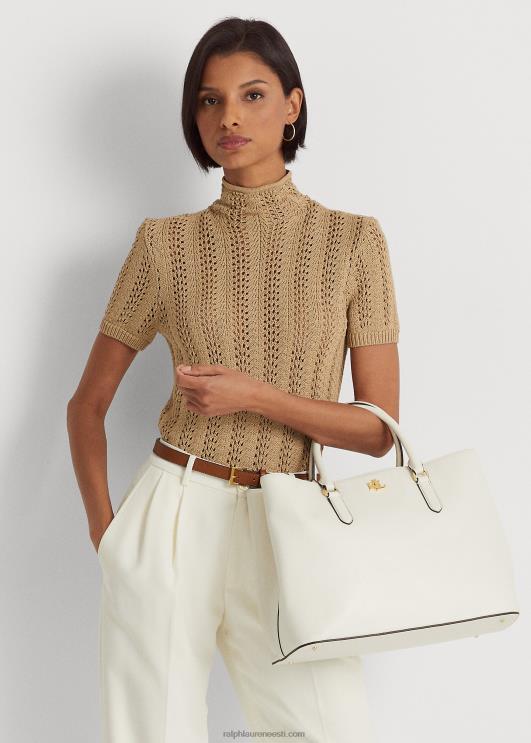 Ralph Lauren naised nahast suur marcy rahakott PR0V5362 vanilje