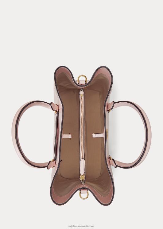 Ralph Lauren naised nahast suur marcy rahakott PR0V5363 heleroosa