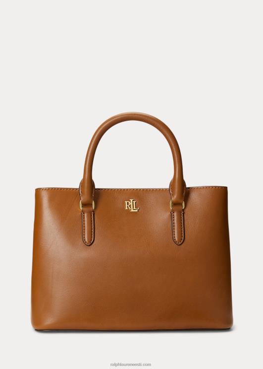 Ralph Lauren naised nahast väike marcy kotikott PR0V5354 tan