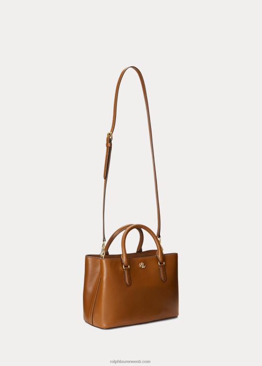 Ralph Lauren naised nahast väike marcy kotikott PR0V5354 tan