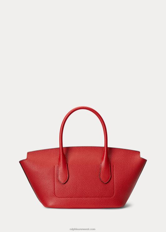 Ralph Lauren naised veerisnahast keskmine bellport-kott PR0V5226 rubiin