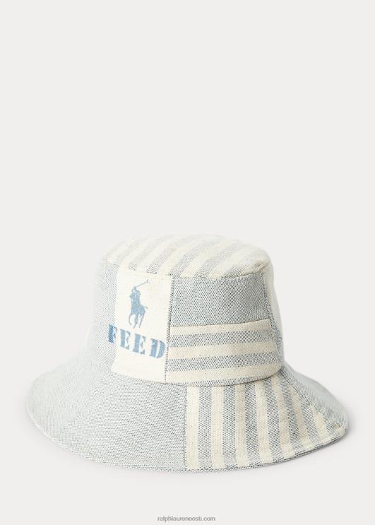 Ralph Lauren naised polo x feed bucket müts PR0V2654 sinine multi
