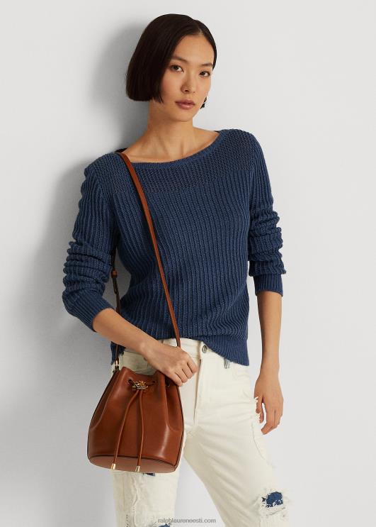 Ralph Lauren naised nahast keskmine andie nööriga kott PR0V5343 tan