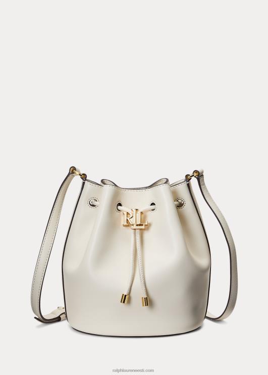 Ralph Lauren naised nahast keskmine andie nööriga kott PR0V5346 vanilje