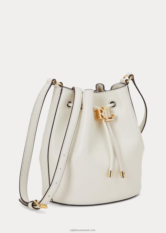 Ralph Lauren naised nahast keskmine andie nööriga kott PR0V5346 vanilje