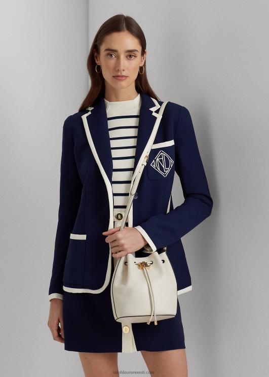 Ralph Lauren naised nahast keskmine andie nööriga kott PR0V5346 vanilje