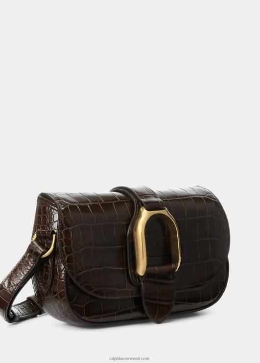 Ralph Lauren naised alligaator welington õlakott PR0V5282 tumepruun