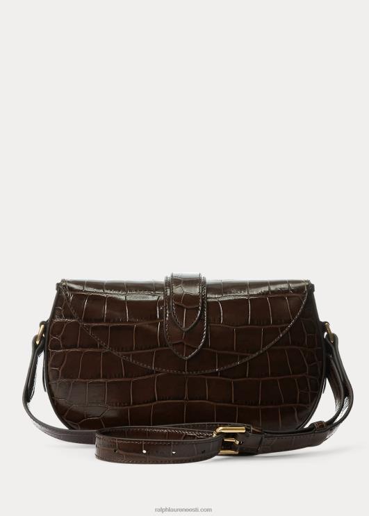 Ralph Lauren naised alligaator welington õlakott PR0V5282 tumepruun