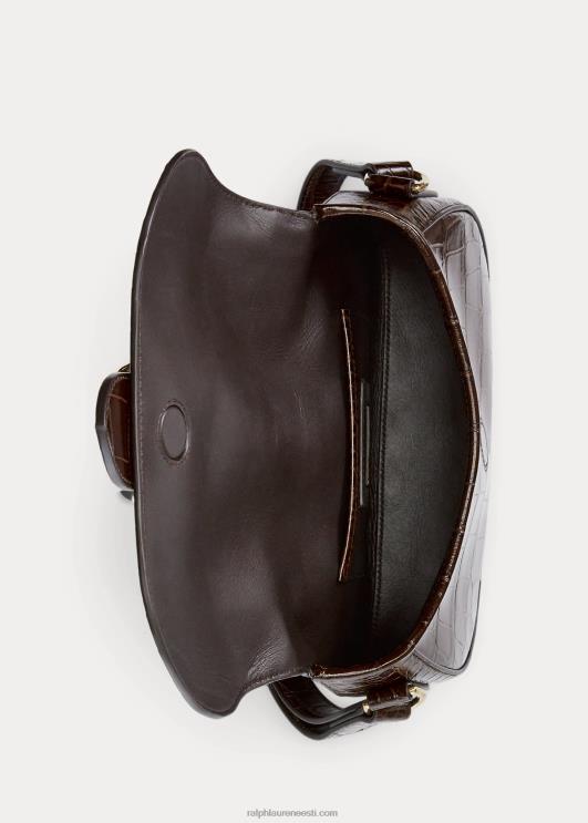 Ralph Lauren naised alligaator welington õlakott PR0V5282 tumepruun