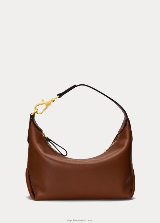 Ralph Lauren naised nahast väike kassie õlakott PR0V5389 tan