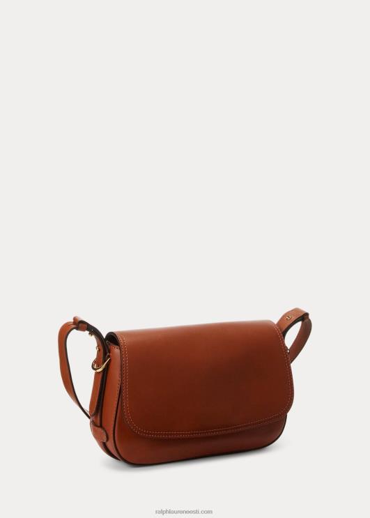 Ralph Lauren naised nahast väike maddy õlakott PR0V5156 tan