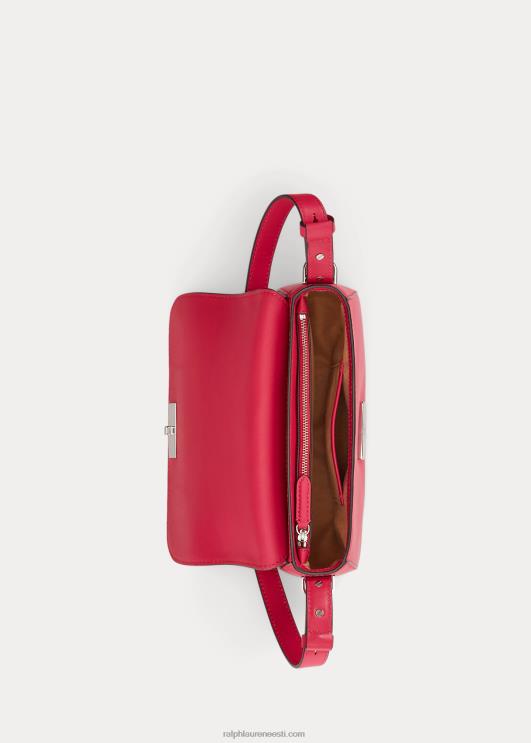 Ralph Lauren naised nahast väike maddy õlakott PR0V5158 spordiroosa