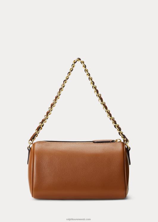 Ralph Lauren naised nappa nahast väike emelia õlakott PR0V5436 tan
