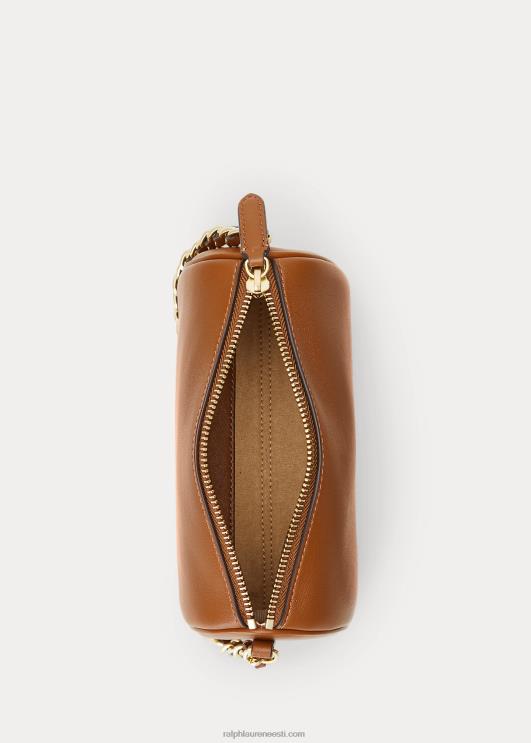 Ralph Lauren naised nappa nahast väike emelia õlakott PR0V5436 tan