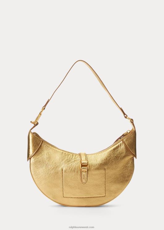 Ralph Lauren naised polo id metallist mini õlakott PR0V5136 kullast