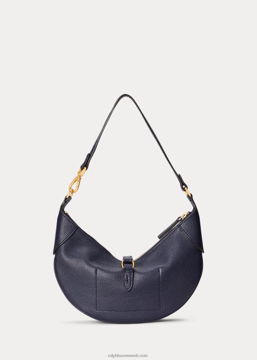 Ralph Lauren naised polo id nahast mini õlakott PR0V5132 kesköö merevägi