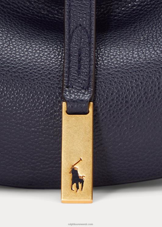 Ralph Lauren naised polo id nahast mini õlakott PR0V5132 kesköö merevägi