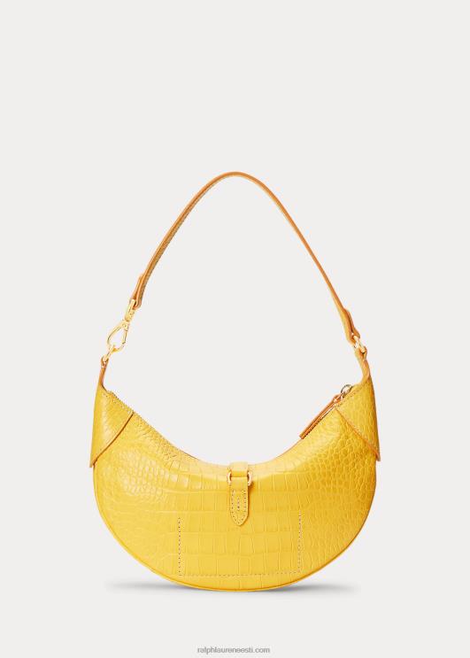 Ralph Lauren naised polo id reljeefne mini õlakott PR0V5137 sinep