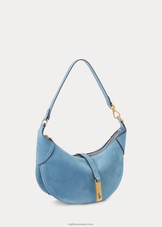 Ralph Lauren naised polo id seemisnahast mini õlakott PR0V5133 pulber sinine