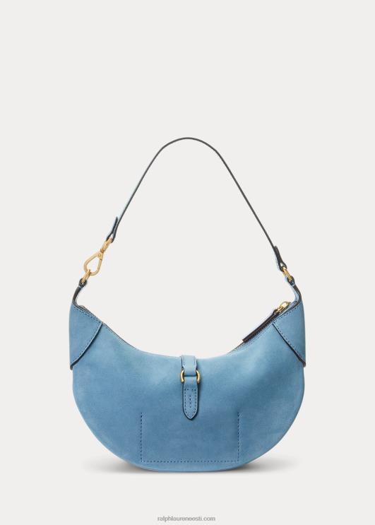 Ralph Lauren naised polo id seemisnahast mini õlakott PR0V5133 pulber sinine