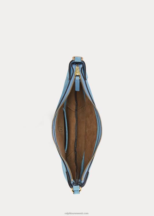 Ralph Lauren naised polo id seemisnahast mini õlakott PR0V5133 pulber sinine