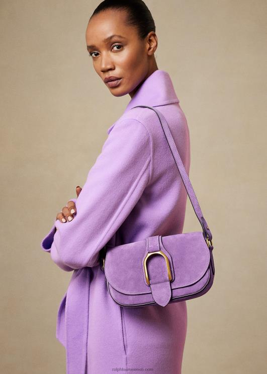 Ralph Lauren naised vasika-seemisnahast welingtoni õlakott PR0V5281 lilla