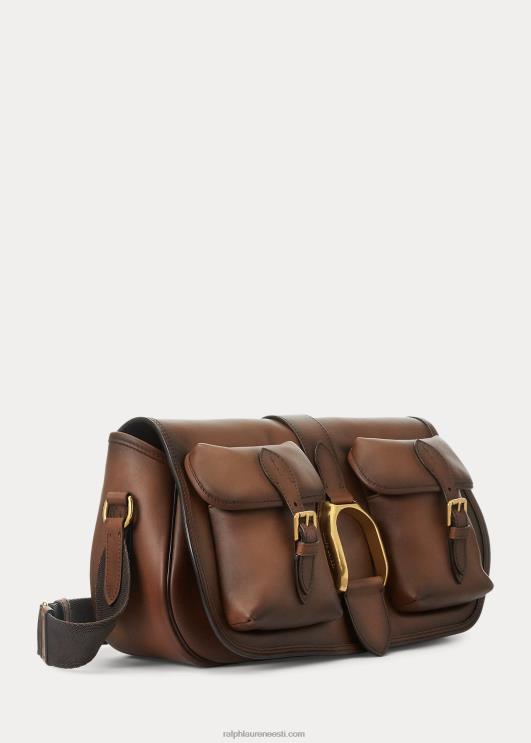 Ralph Lauren naised vasikanahast ülisuur welingtoni õlakott PR0V5144 kastan