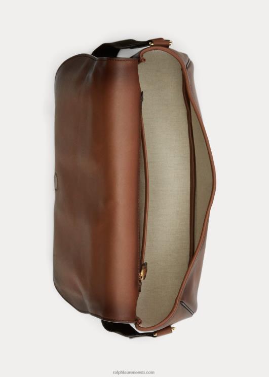 Ralph Lauren naised vasikanahast ülisuur welingtoni õlakott PR0V5144 kastan