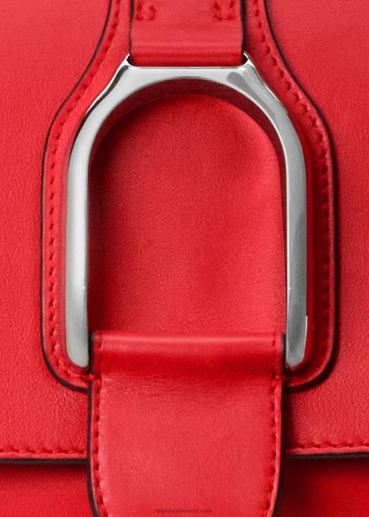 Ralph Lauren naised vasikanahast welingtoni õlakott PR0V5275 moonipunane