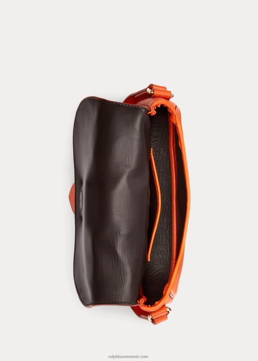 Ralph Lauren naised vasikanahast welingtoni õlakott PR0V5276 klementiin