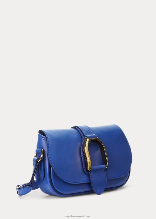 Ralph Lauren naised vasikanahast welingtoni õlakott PR0V5277 keskmine sinine