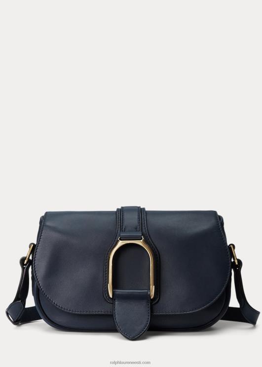 Ralph Lauren naised vasikanahast welingtoni õlakott PR0V5285 merelaevastik