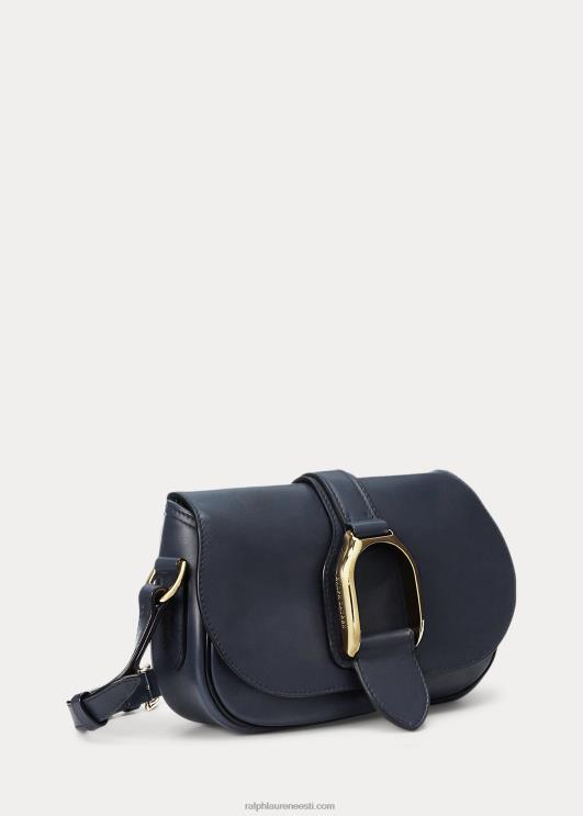 Ralph Lauren naised vasikanahast welingtoni õlakott PR0V5285 merelaevastik