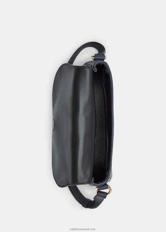 Ralph Lauren naised vasikanahast welingtoni õlakott PR0V5285 merelaevastik