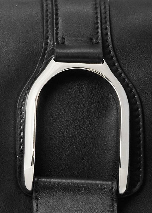 Ralph Lauren naised vasikanahast welingtoni õlakott PR0V5286 must