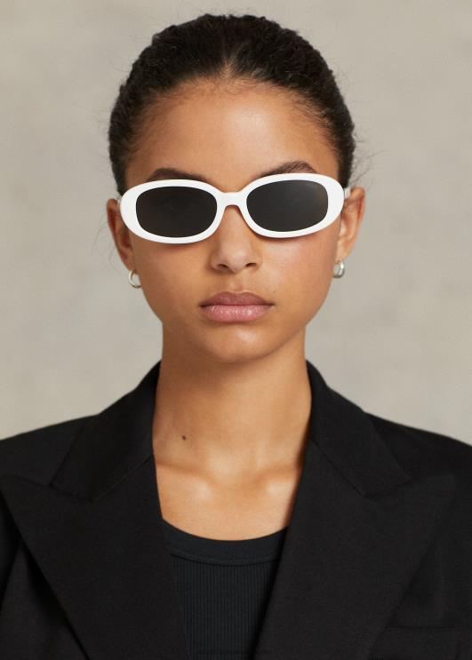 Ralph Lauren naised polo retro päikeseprillid PR0V5543 läikiv valge