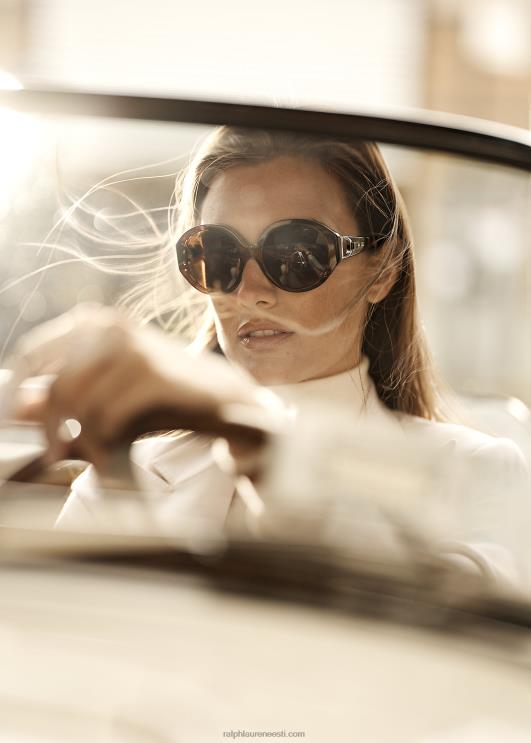 Ralph Lauren naised stirrup antibes päikeseprillid PR0V5603 läikiv tume havanna