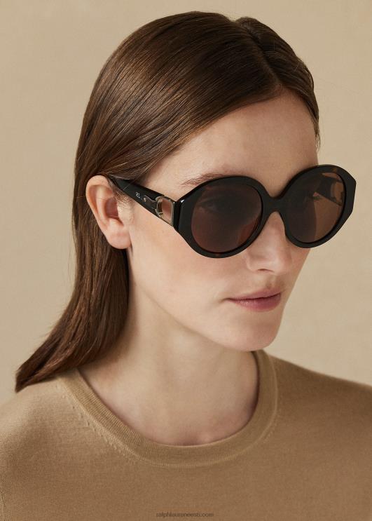 Ralph Lauren naised stirrup antibes päikeseprillid PR0V5603 läikiv tume havanna