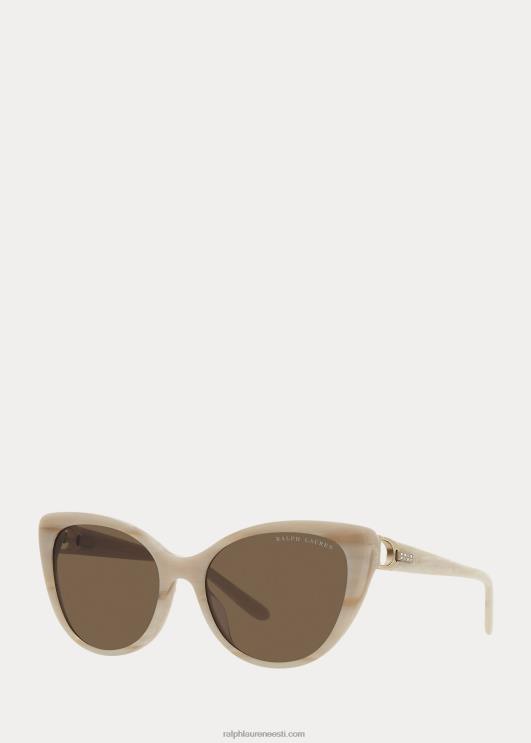 Ralph Lauren naised stirrup kelly päikeseprillid PR0V5605 kreemjas sarv