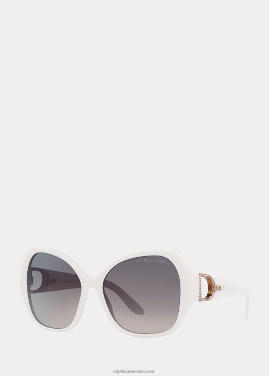 Ralph Lauren naised stirrup pave päikeseprillid PR0V5583 läikiv valkjas