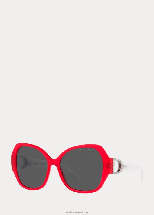 Ralph Lauren naised stirrup pave päikeseprillid PR0V5584 läikiv opaal moonipunane