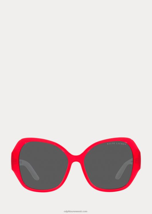 Ralph Lauren naised stirrup pave päikeseprillid PR0V5584 läikiv opaal moonipunane