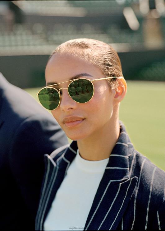 Ralph Lauren naised wimbledoni panto päikeseprillid PR0V5471 läikiv kuld