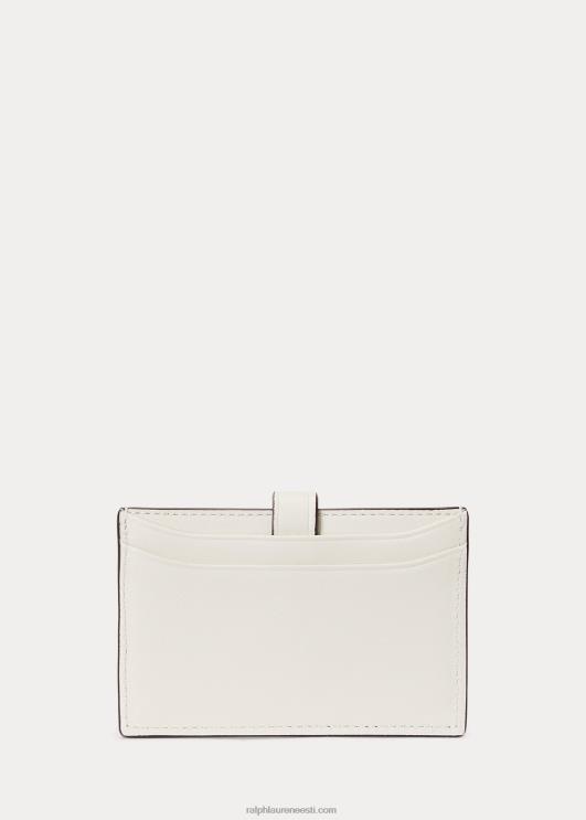 Ralph Lauren naised polo bear õhuke kaardikohver PR0V5574 pärgamendikreem