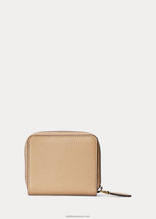 Ralph Lauren naised polo bear kompaktne rahakott PR0V9730 luitepruun