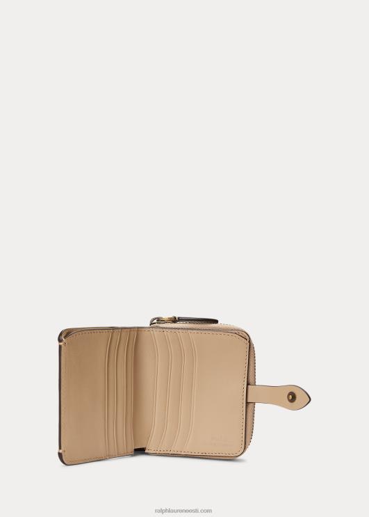 Ralph Lauren naised polo bear kompaktne rahakott PR0V9730 luitepruun