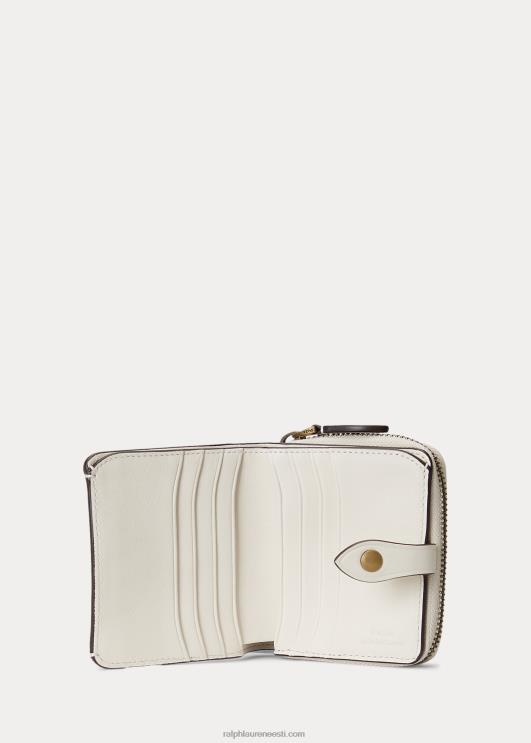 Ralph Lauren naised polo bear kompaktne rahakott PR0V9733 kreem