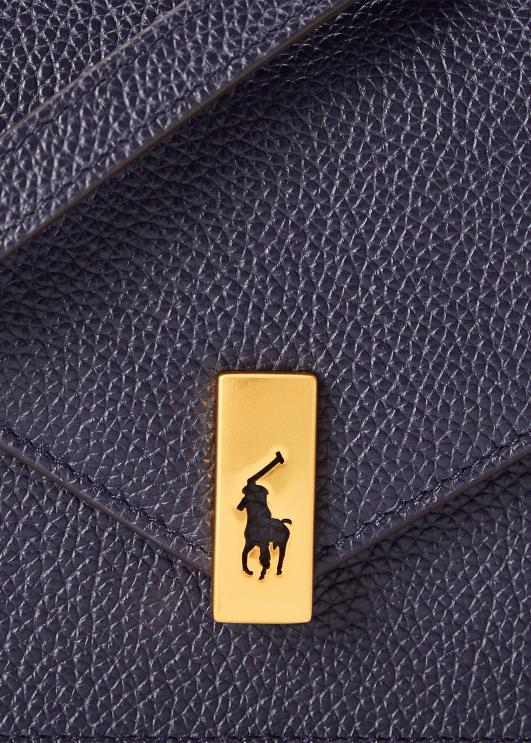 Ralph Lauren naised polo id nahast keti rahakott ja kott PR0V5171 kesköö merevägi